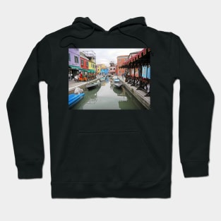 Burano is the island of lace and canals Hoodie